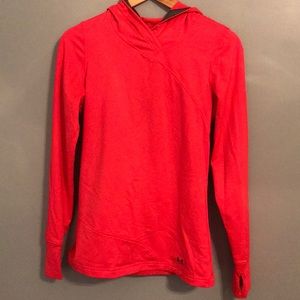 Pink UA coldgear top